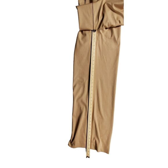 Spiegel Pants Size 14 Camel Beige Wide Leg Side Zip Workwear Flowy Vintage - Picture 9 of 10